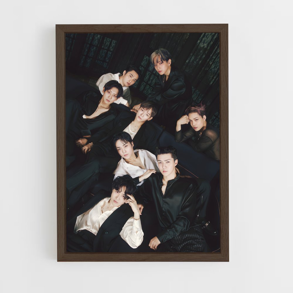exo-1 cadre Bois foncé