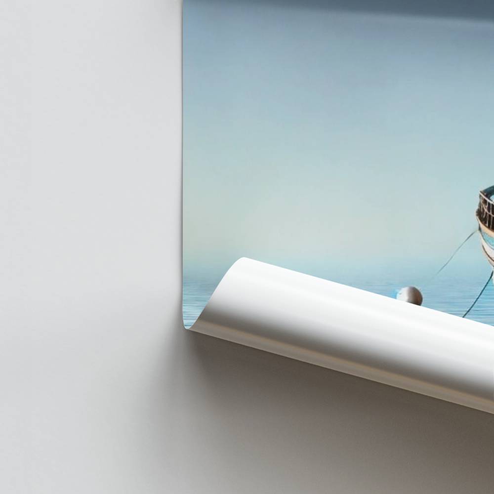 Poster Bateau Tranquille