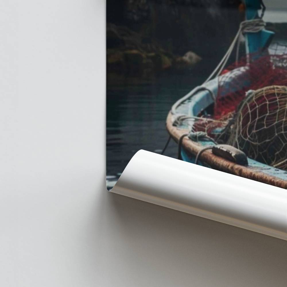 Poster Bateau Pêcheur