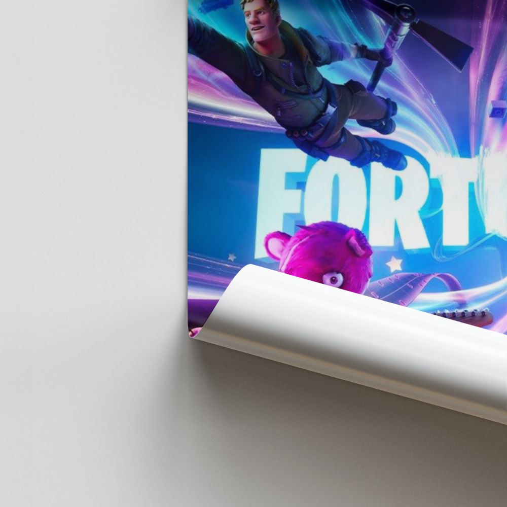 Poster viola di Fortnite