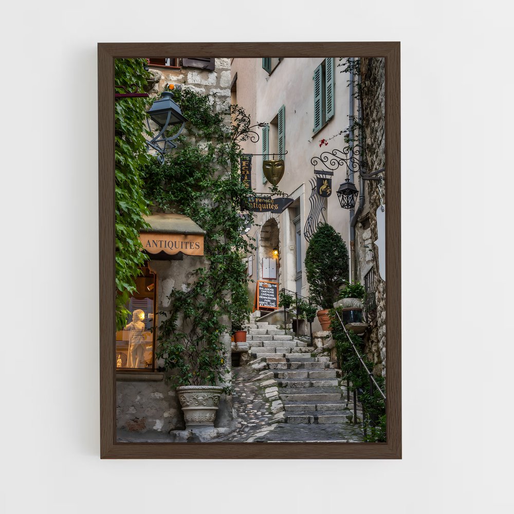 france-4 cadre Bois foncé