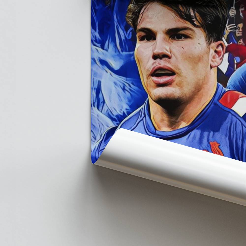 Poster Passione Rugby Blu