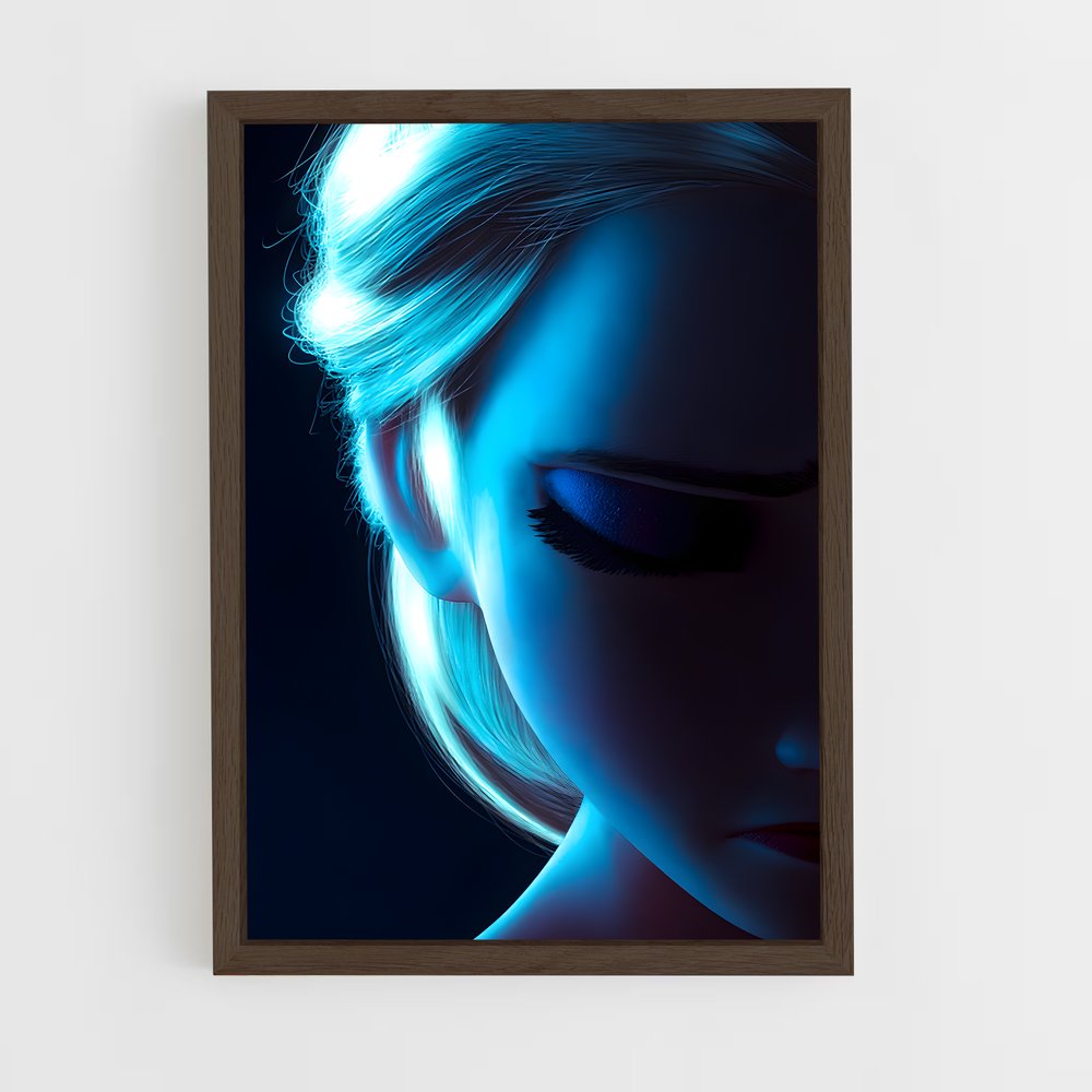 frozen-7 cadre Bois foncé