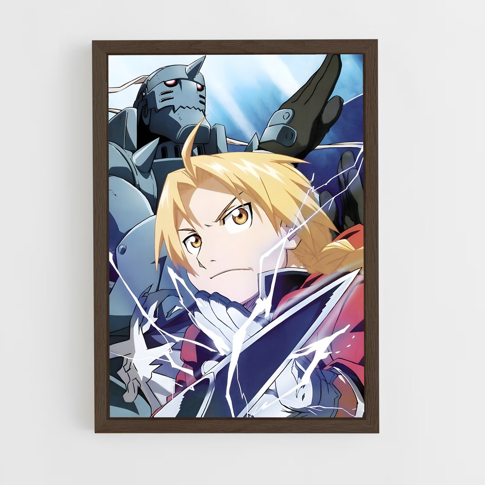 full-metal-alchemist-13 cadre Bois foncé