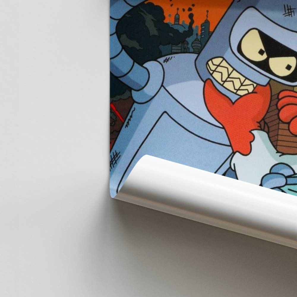 Poster Chaos Futuriste