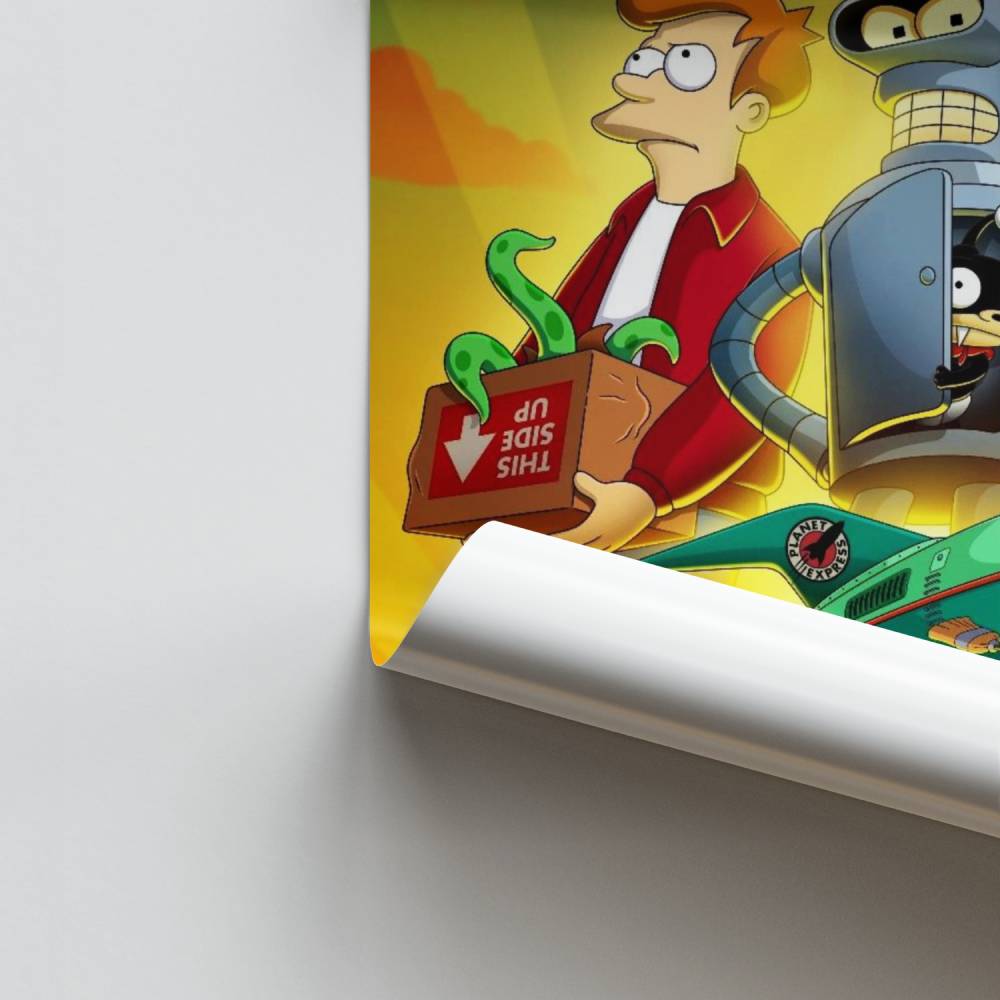 Poster Aventure Futuriste