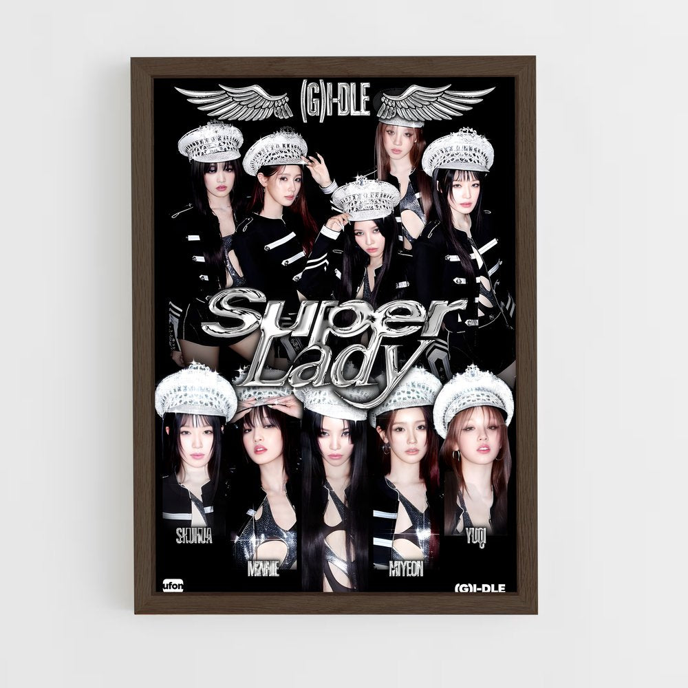 g-idle-10 cadre Bois foncé