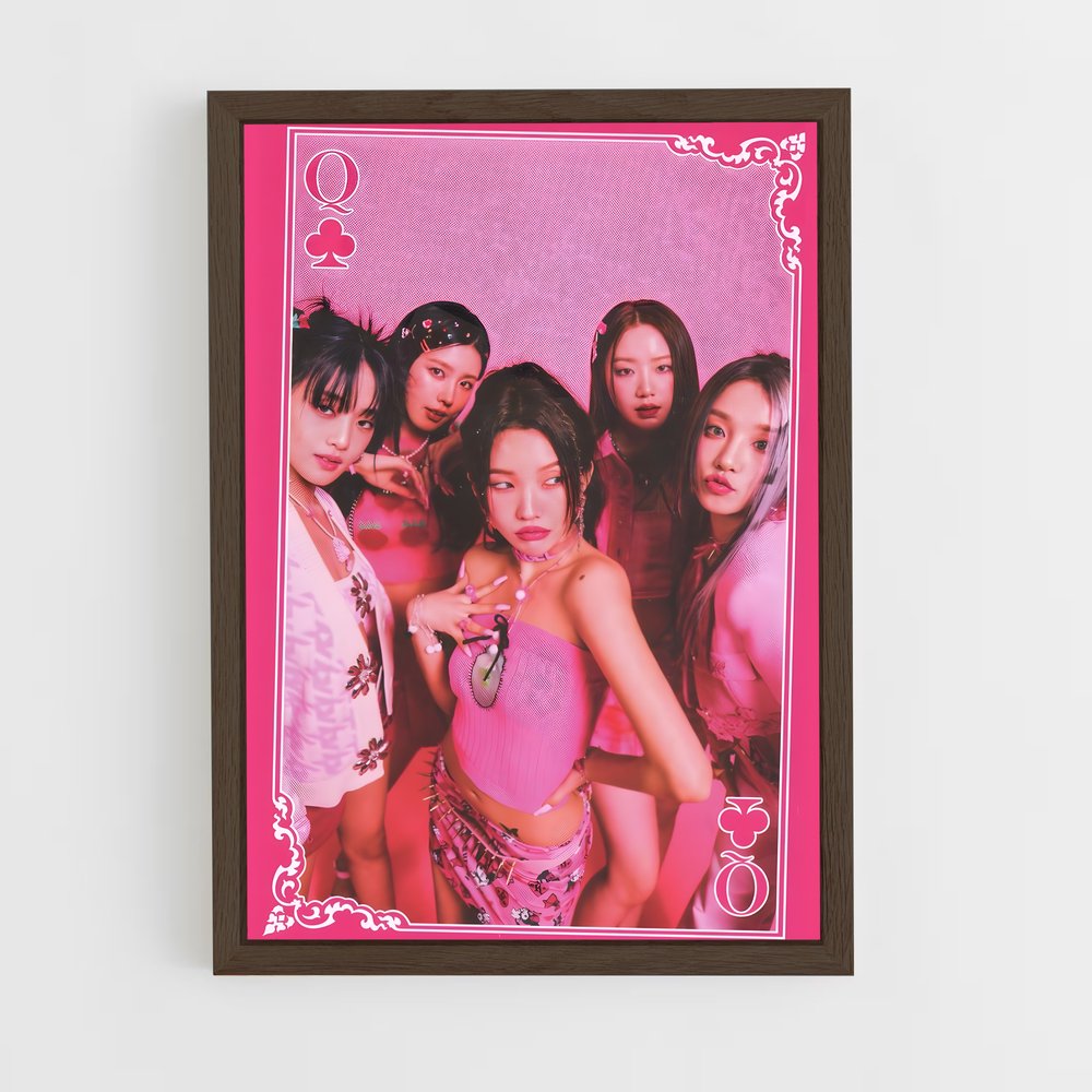 g-idle-12 cadre Bois foncé