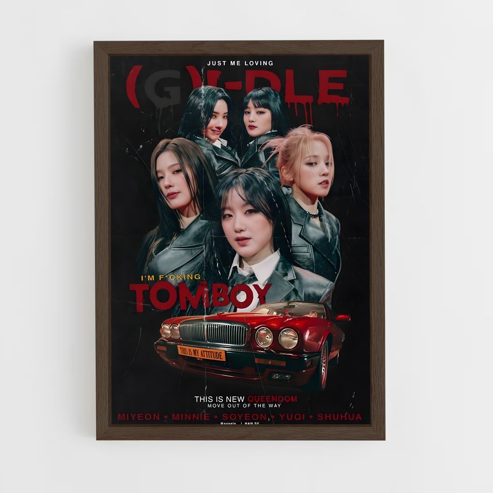 g-idle-14 cadre Bois foncé