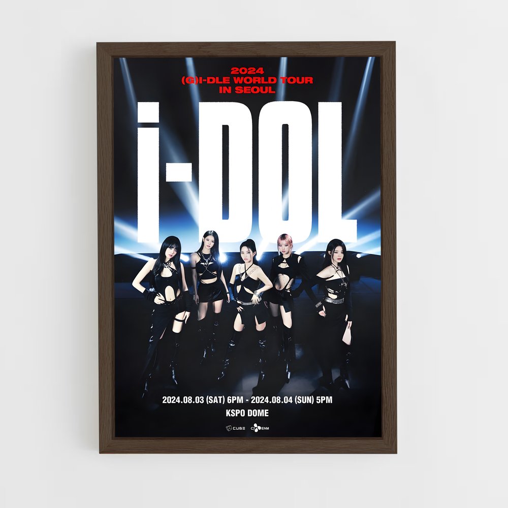 g-idle-17 cadre Bois foncé