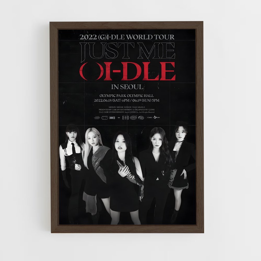 g-idle-18 cadre Bois foncé