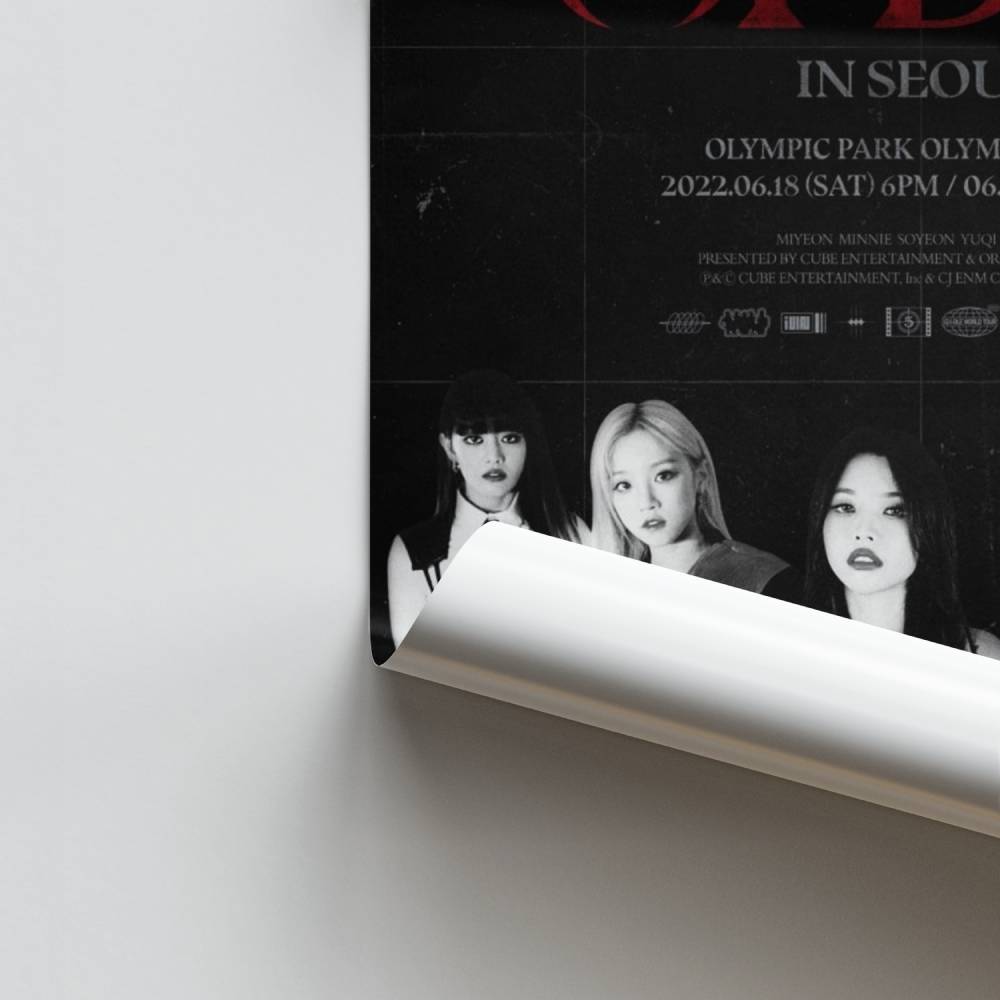 Poster Just Me GI-DLE a Seul