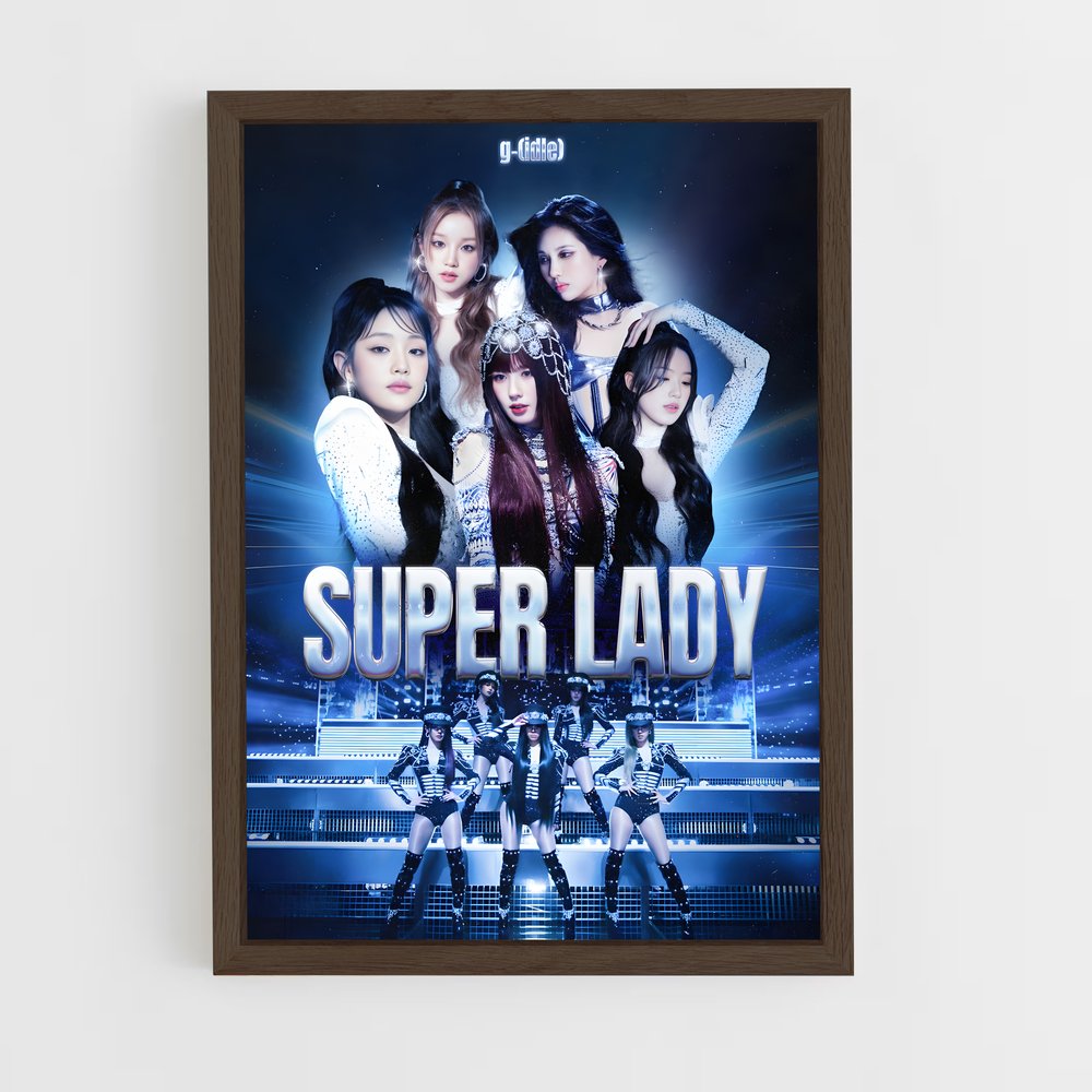 g-idle-2 cadre Bois foncé