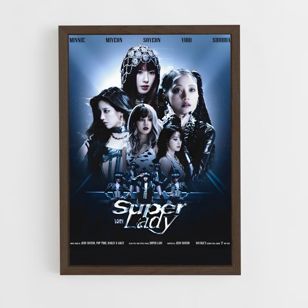 g-idle-3 cadre Bois foncé