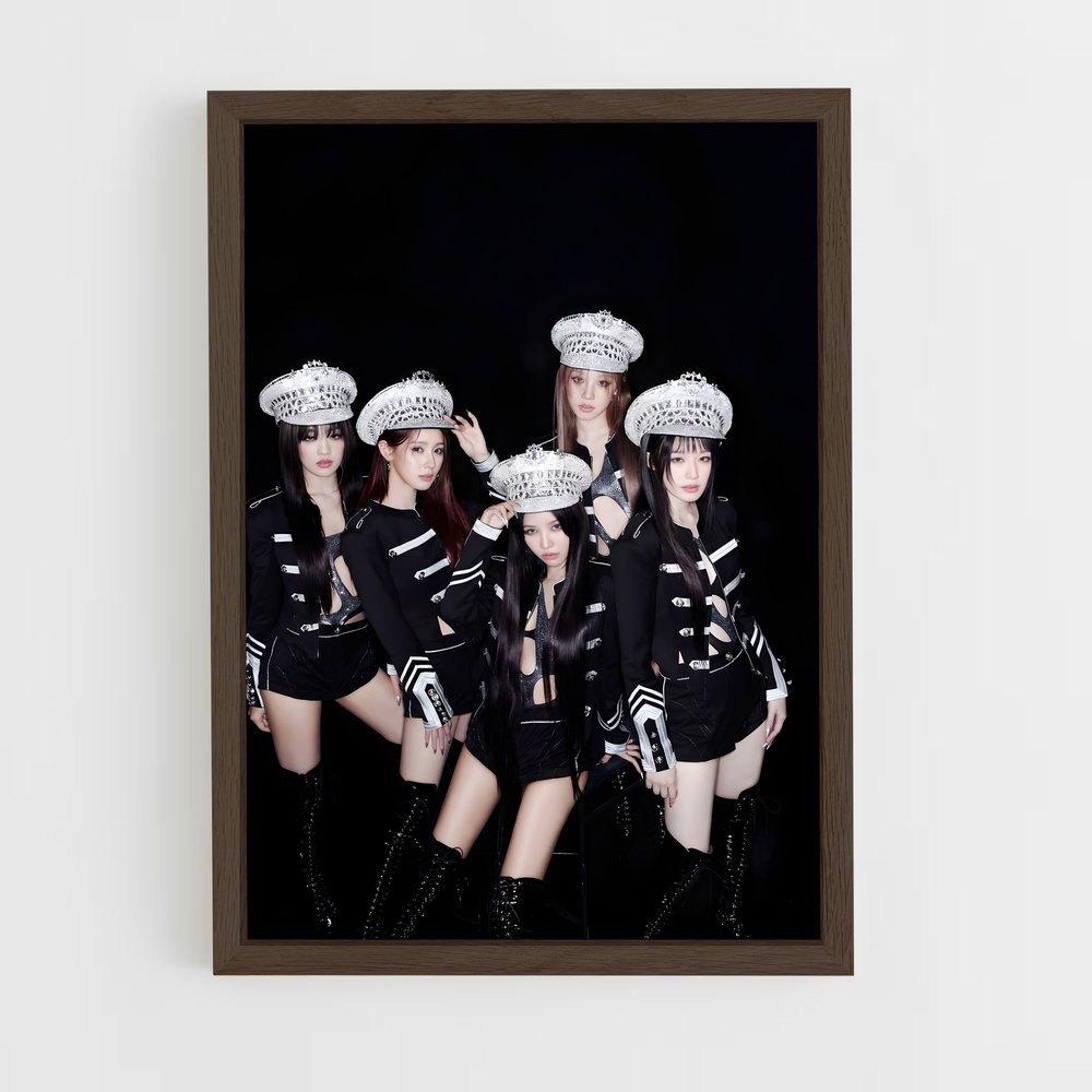 g-idle-4 cadre Bois foncé