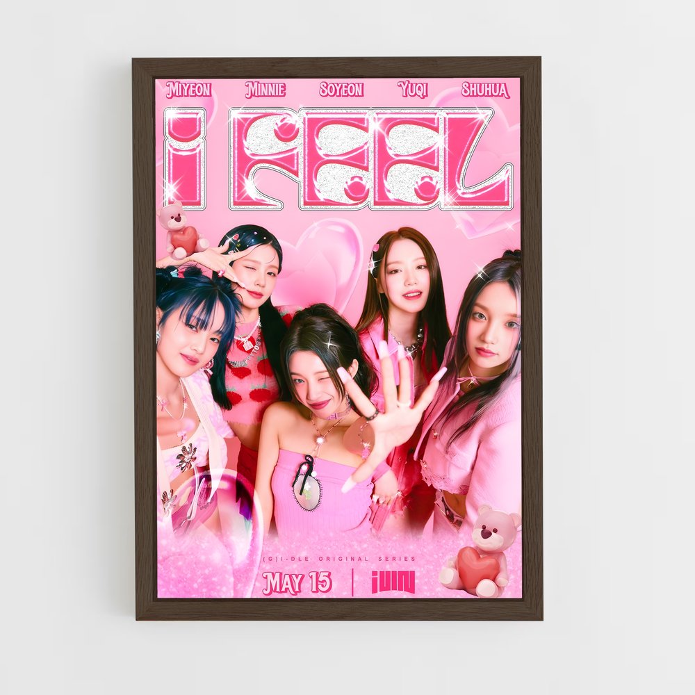 g-idle-7 cadre Bois foncé