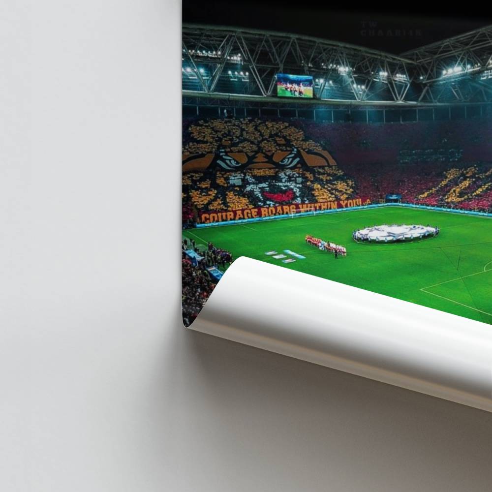 Locandina dello stadio Galatasaray