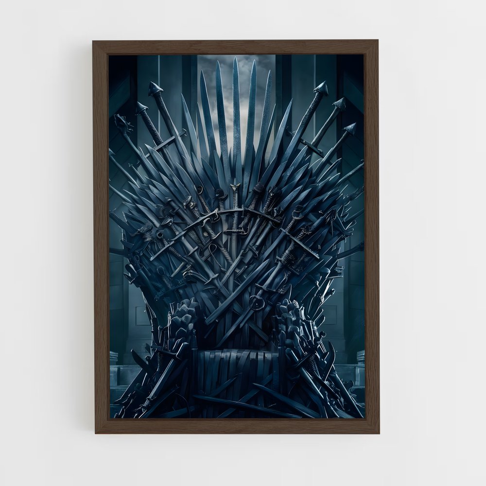 game-of-thrones-11 cadre Bois foncé