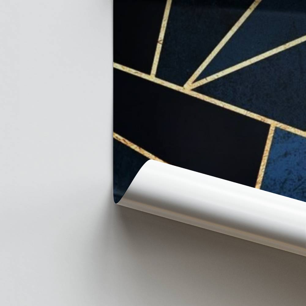 Poster di eleganza geometrica