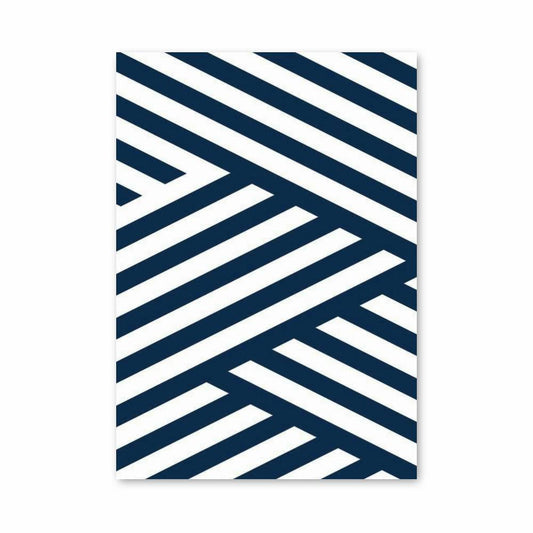 Poster Lignes Entrelacées