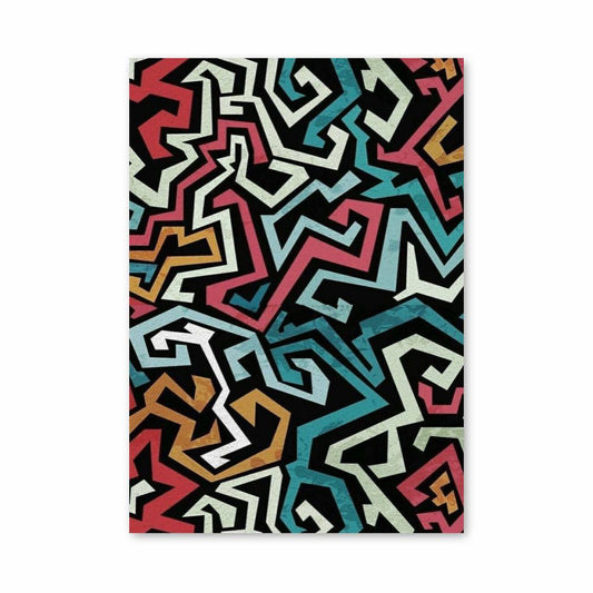 Poster Labyrinthe Géométrique