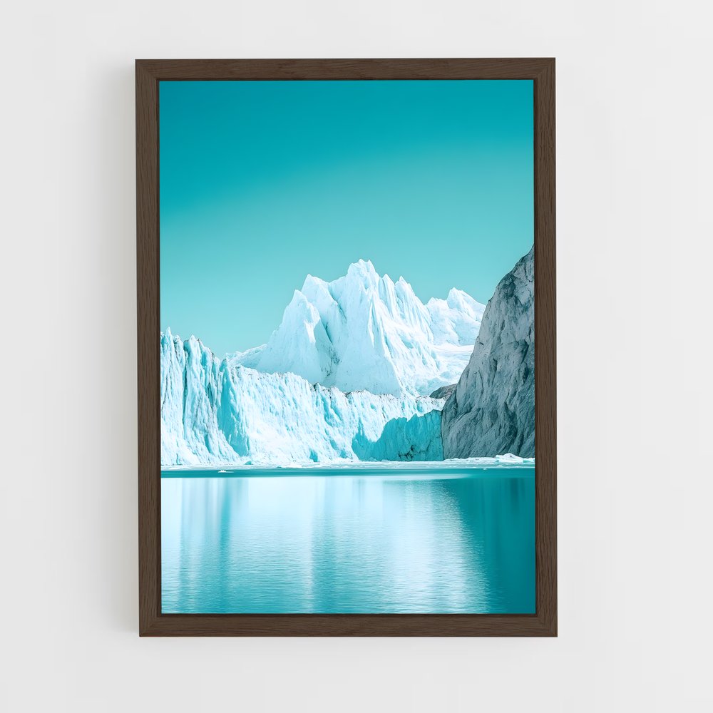 glacier-1 cadre Bois foncé
