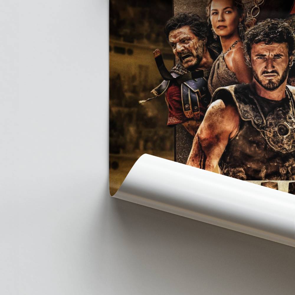 Poster epico del guerriero