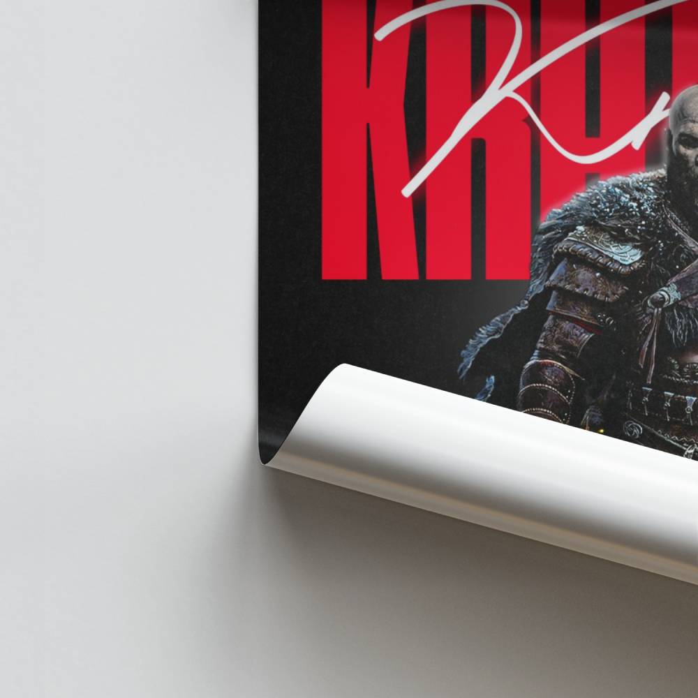 Locandina del leggendario Kratos