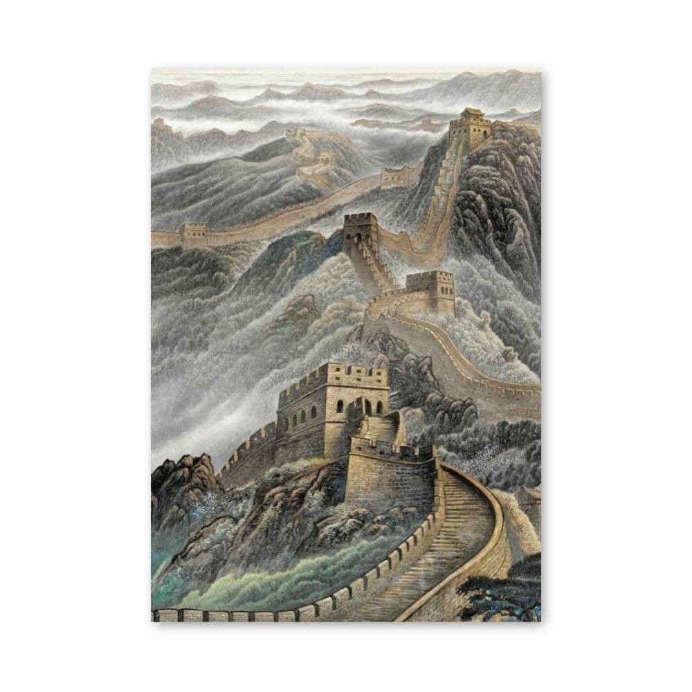 Poster Muraille de Brume Mystique