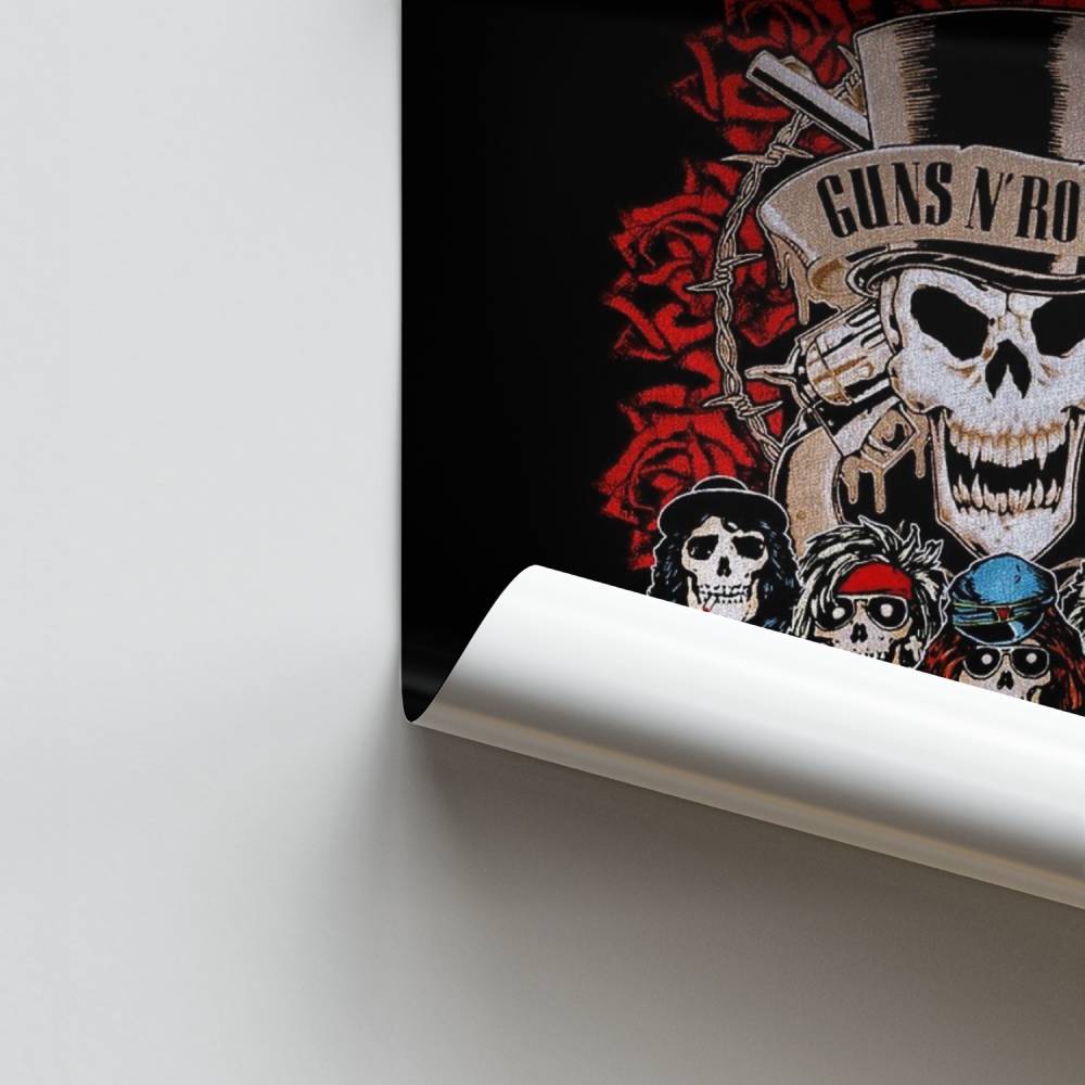 Poster Collezione di teschi rock