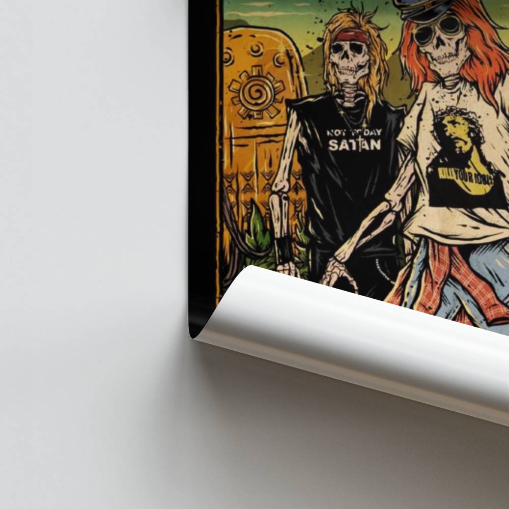 Poster Guns N' Roses Bogotà 2022