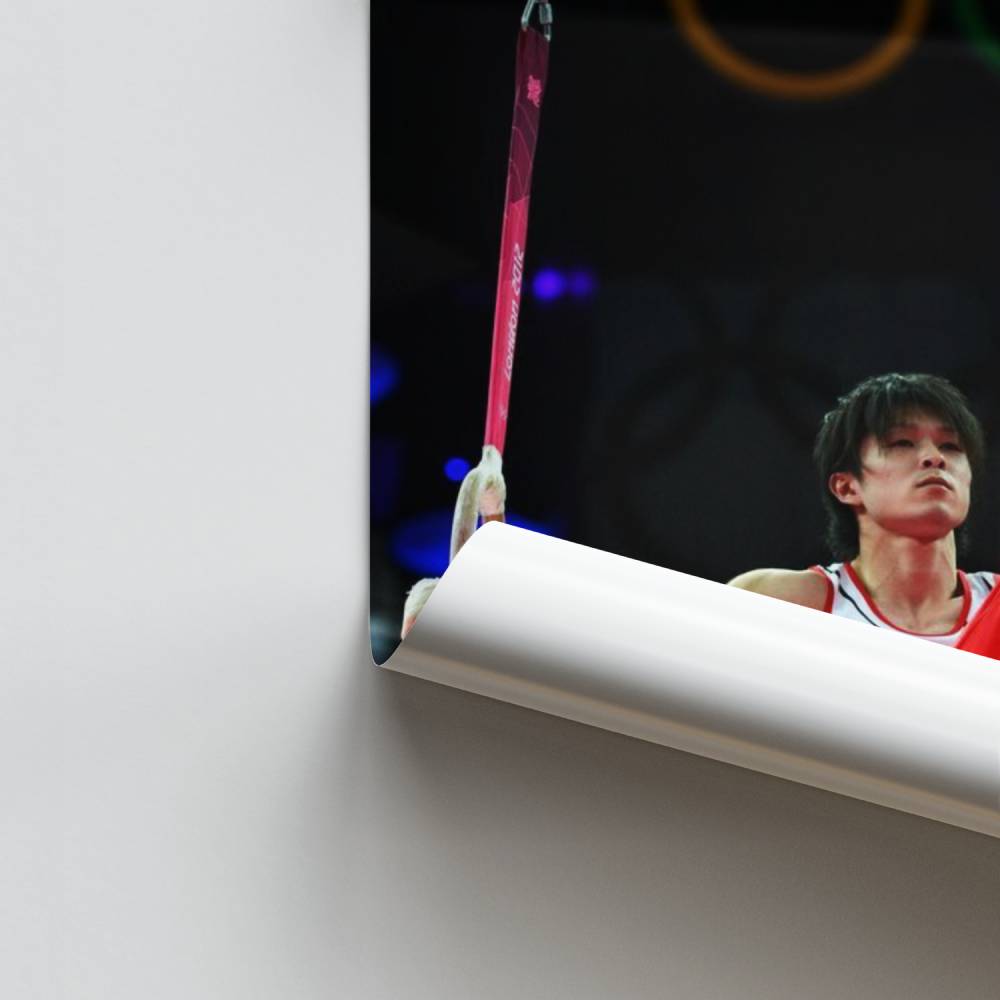 Poster dell'atleta olimpico