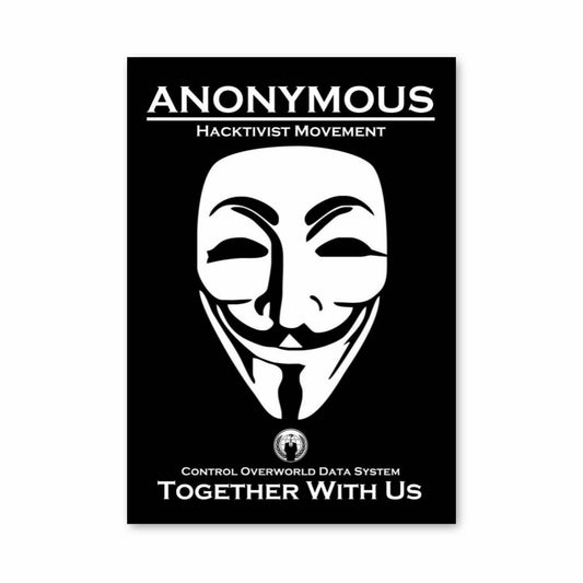 Poster Anonymous Hacktivist