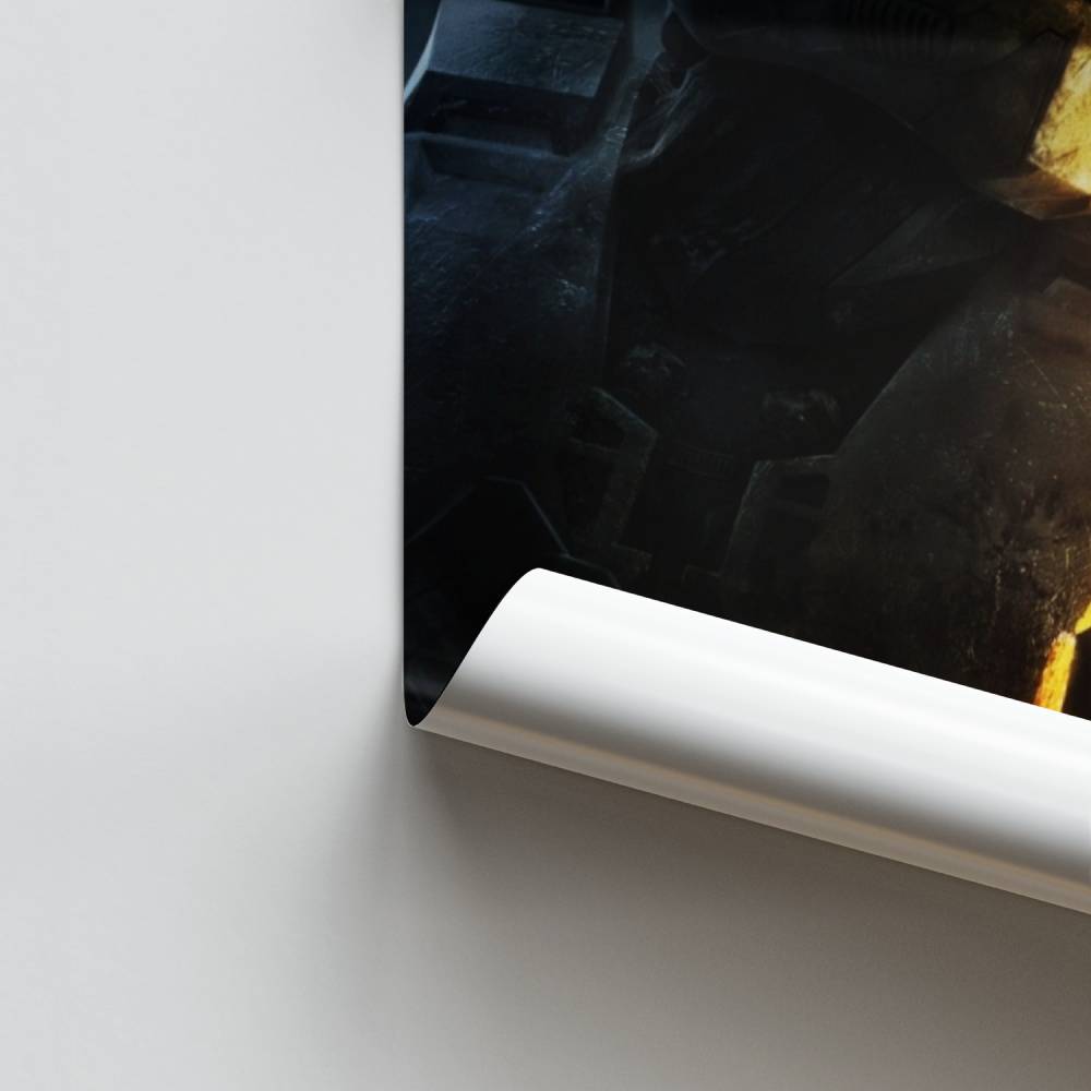 Locandina del guerriero di Halo