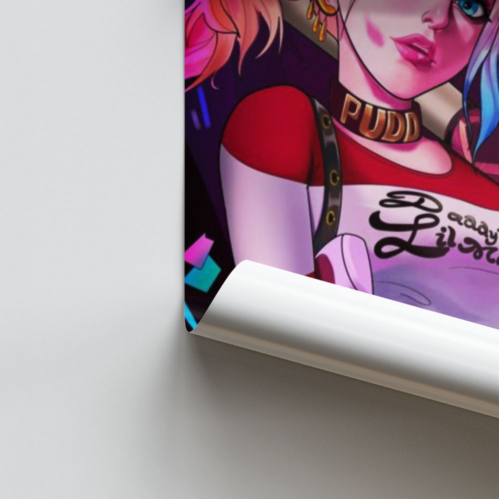 Manifesto del fumetto della regina Harley