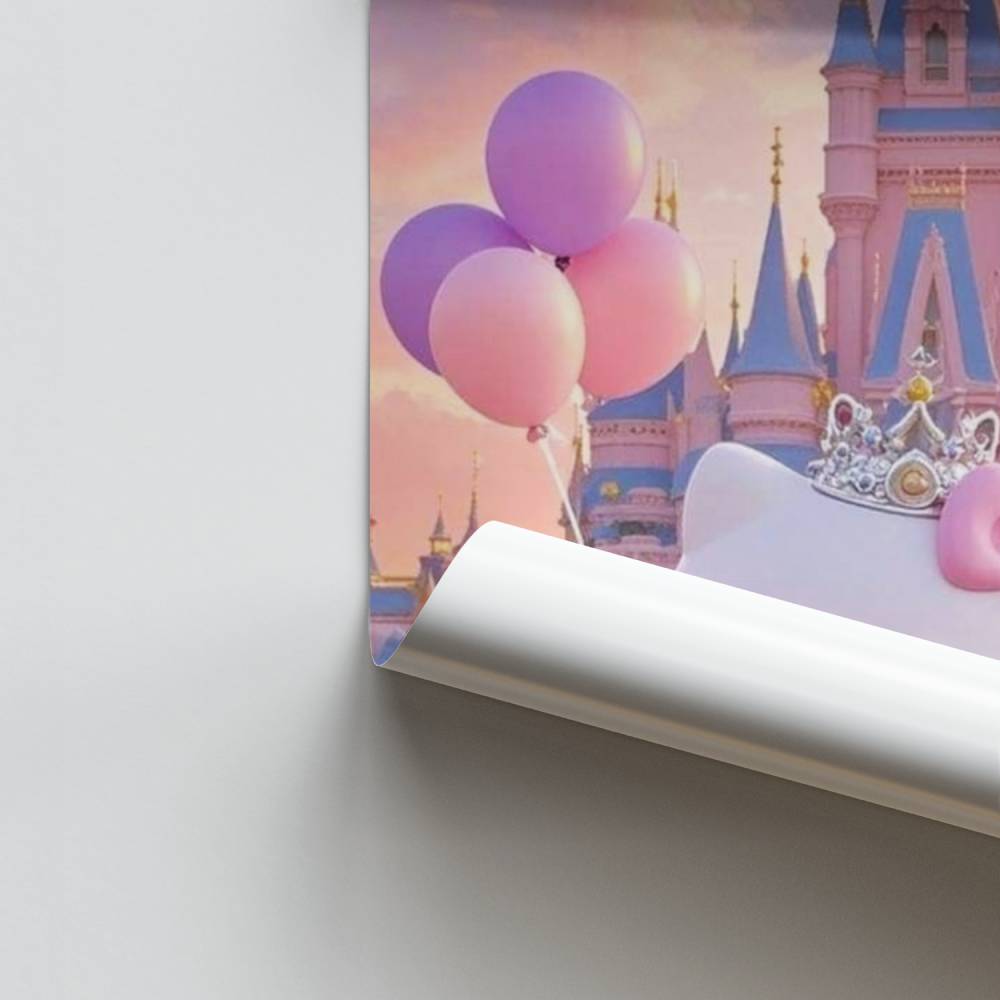 Poster fantasy della principessa Hello Kitty