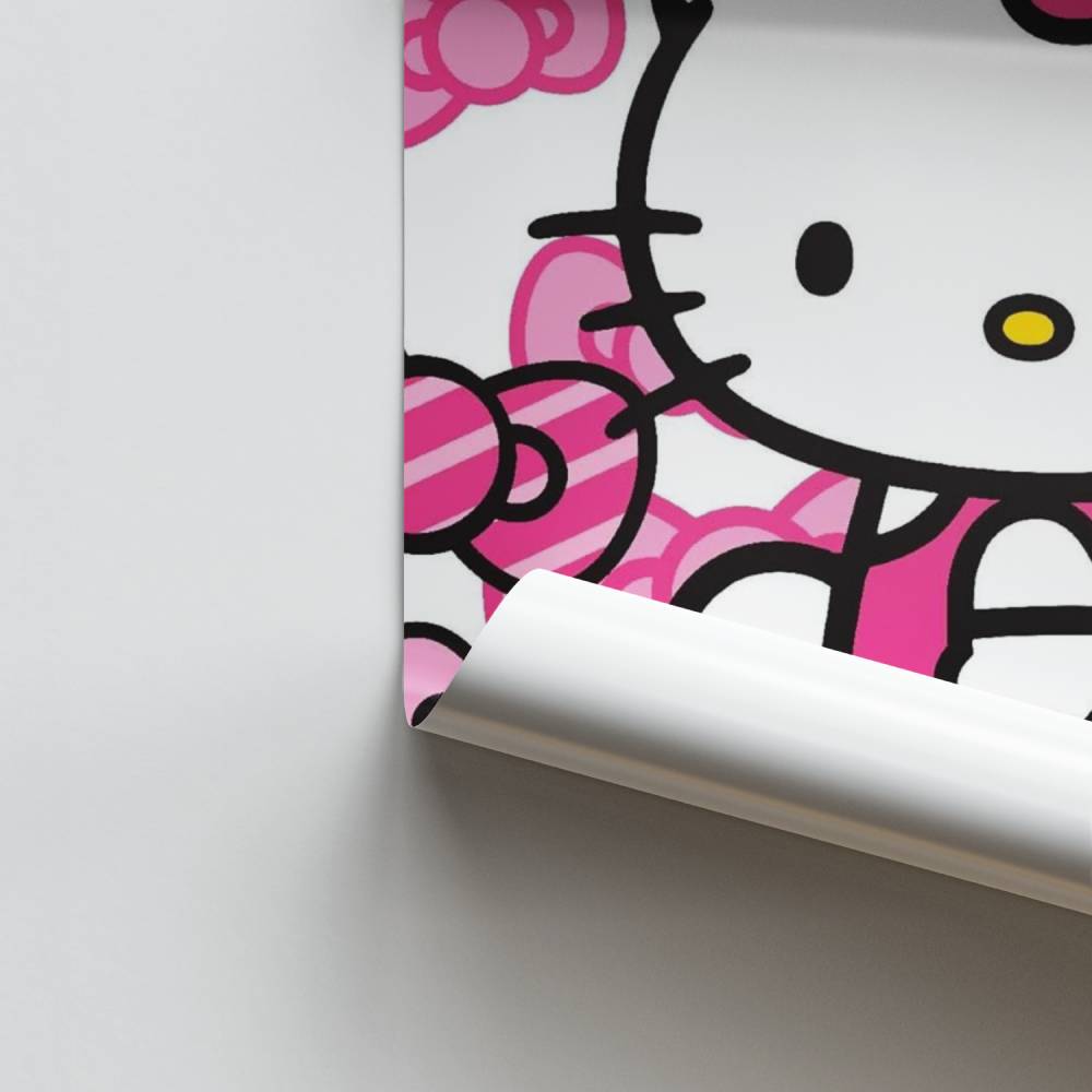 Poster del nastro rosa Hello Kitty