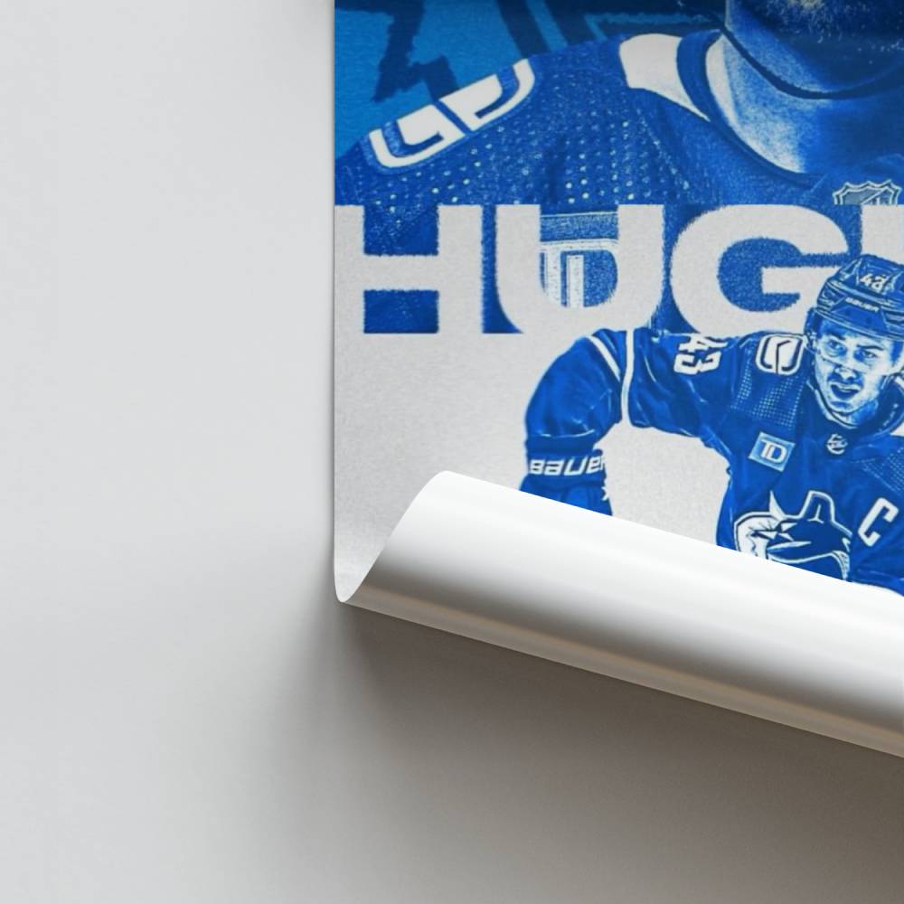 Poster di hockey dinamico