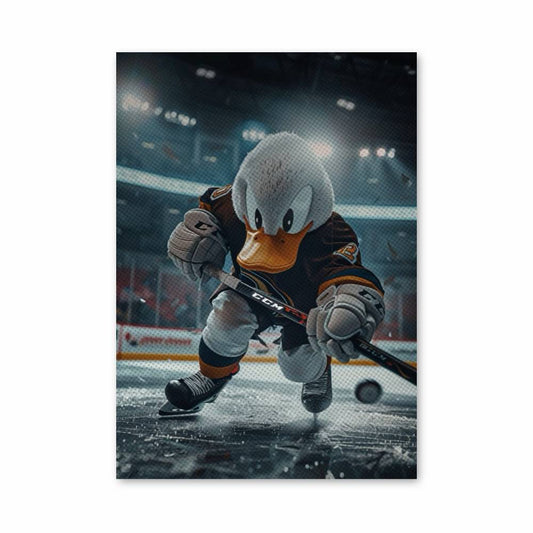 Poster Canard Sur Glace