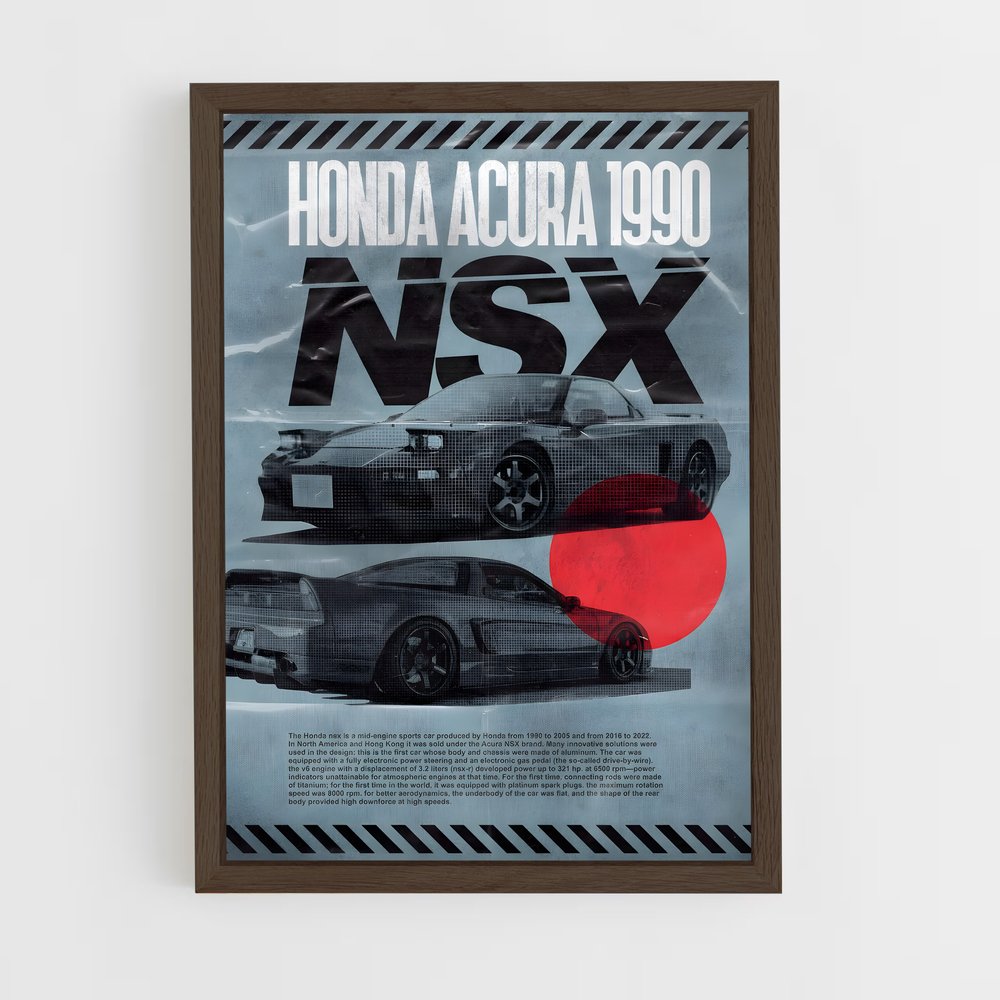 honda-13 cadre Bois foncé