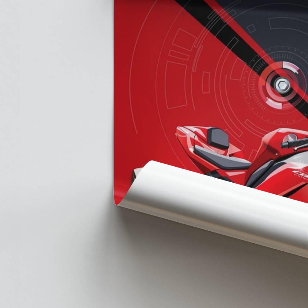 Poster Honda sportivo