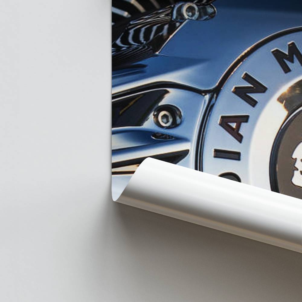 Poster del patrimonio motociclistico indiano