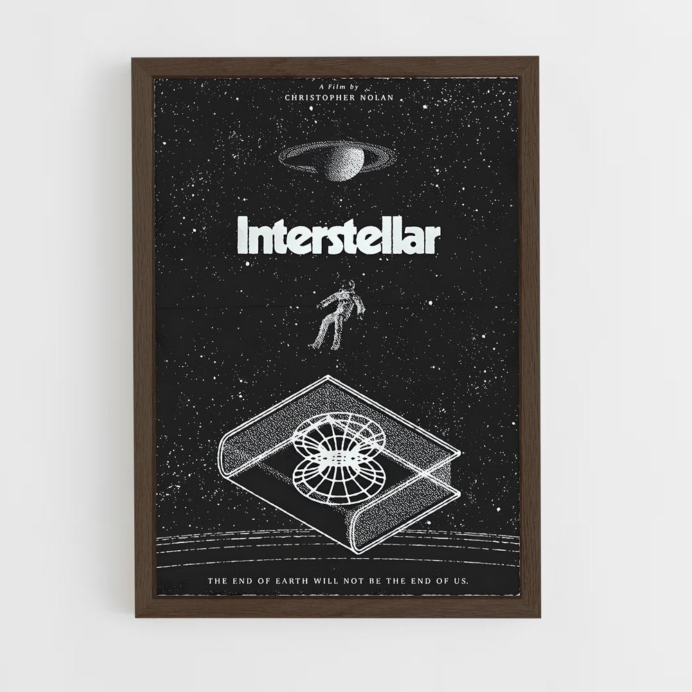 interstellar-8 cadre Bois foncé