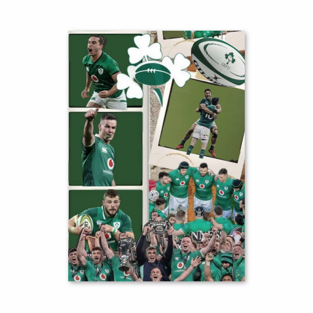 Poster Équipe d'Irlande Rugby