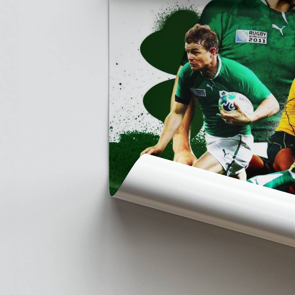 Poster Passione del rugby irlandese