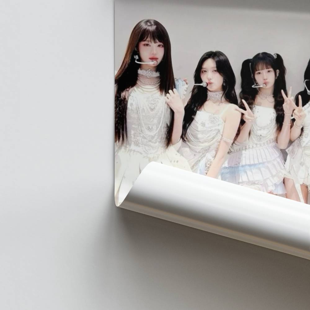 Poster bianco scintillante