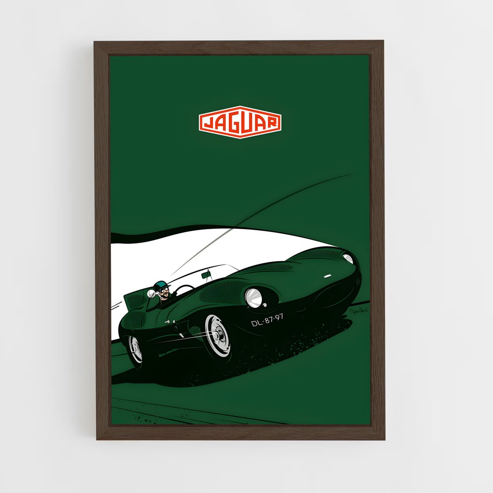 jaguar-7 cadre Bois foncé