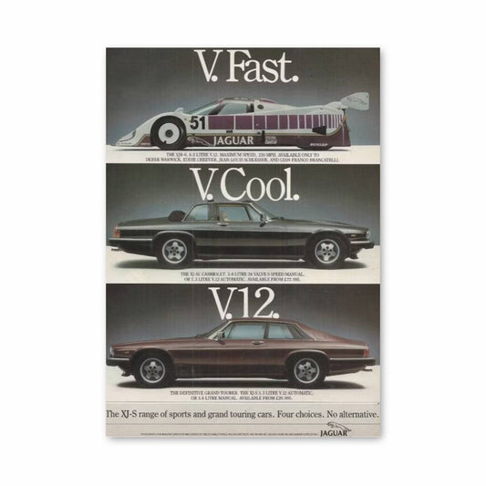 Poster Vitesse et Élégance