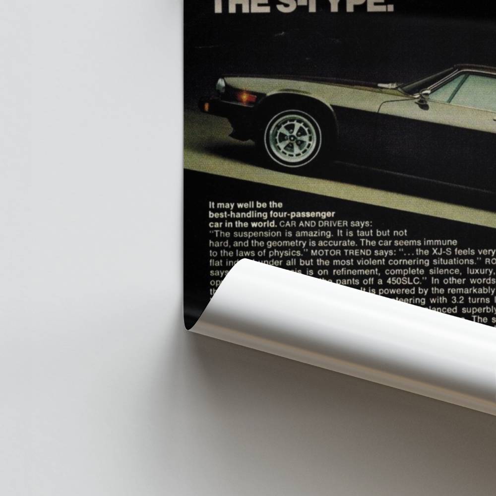 Poster Jaguar S-Type Vintage