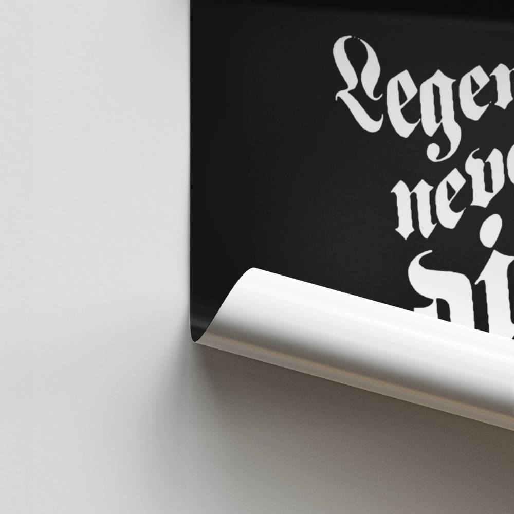 Poster Le leggende non muoiono mai